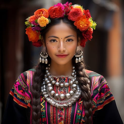 Zapotecs woman from Oaxaca (Mexico) — Central America