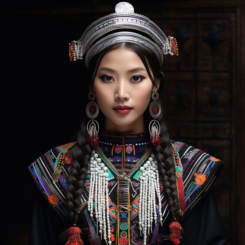 An example of a sexy Zhuang woman