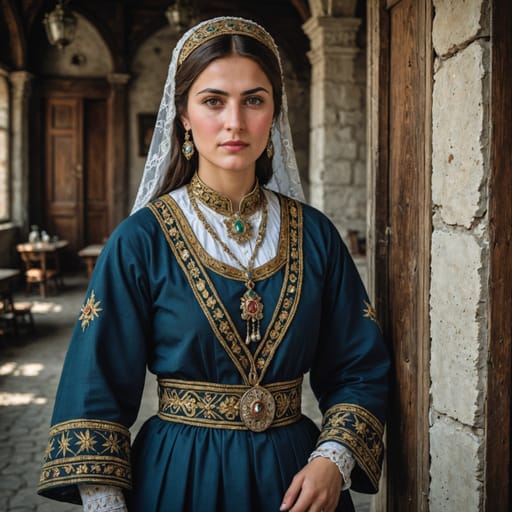 Abkhaz Georgia woman from Abkhazia — Western Asia