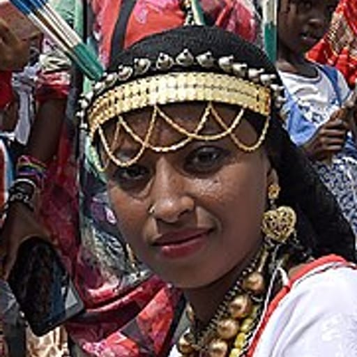 Afar woman from Afaria (Ethiopia, Djibouti, Eritrea)