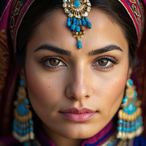 Afghan Tajik woman from Afghanistan and Tajikistan — South Asia
