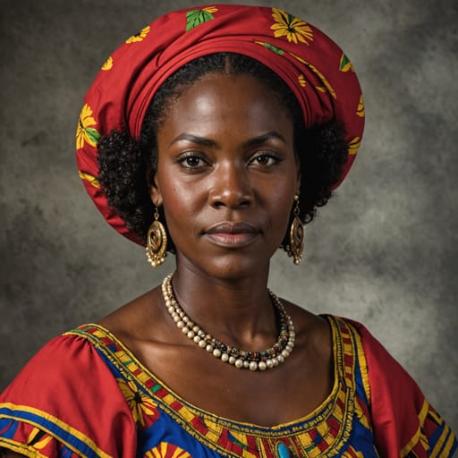 Afro-Caribbean Antiguan woman from Antigua and Barbuda