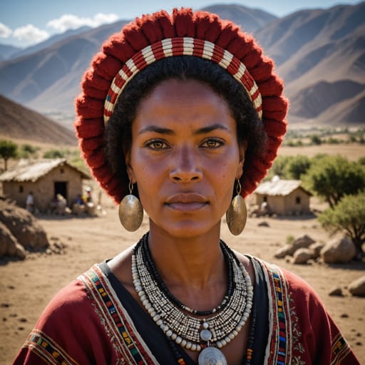 Afro-Chilean woman from Chile (Arica, Azapa Valley) — South America