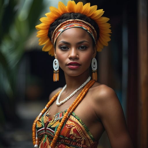 Afro-Dominican (Caribbean) woman from Dominica — Caribbean