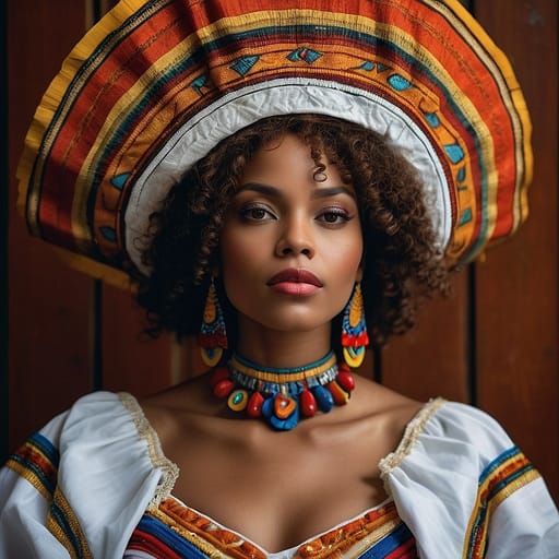 Afro-Dominican woman from Dominican Republic