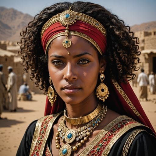 Afro Yemeni woman from Yemen — Western Asia