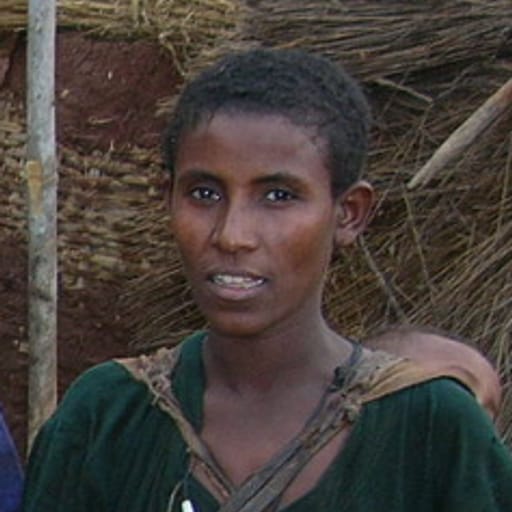 Agaw woman from Horn of Africa (Ethiopia, Eritrea) — Eastern Africa