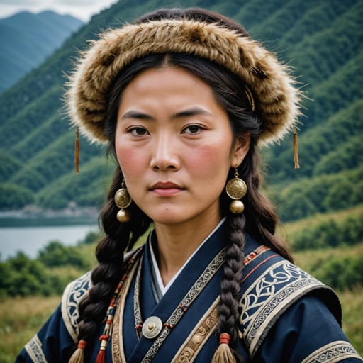 Ainu woman from Hokkaido and historic Sakhalin/Kuril