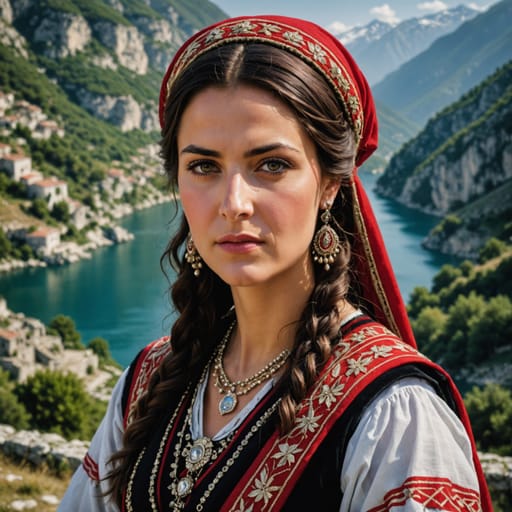 Albanian Greek woman from Albania (southern, Northern Epirus)