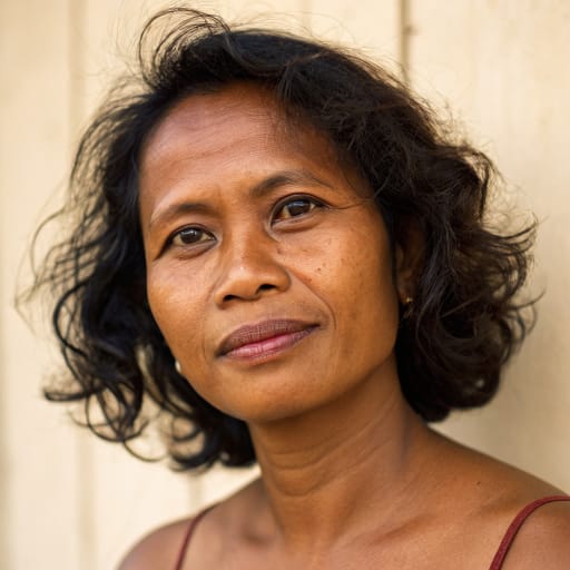 Ambonese woman from Ambon Island (Indonesia) — variant 2