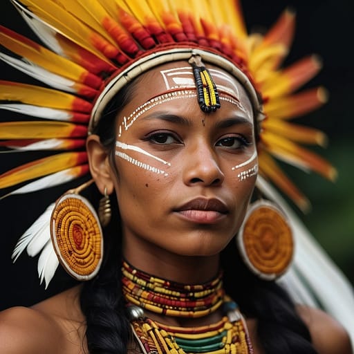 Amerindian Guyanese woman from Guyana