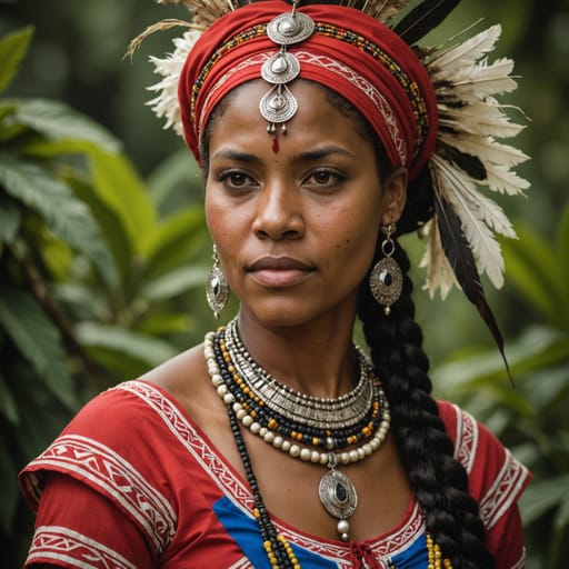 Amerindian Trinidadian woman from Trinidad and Tobago