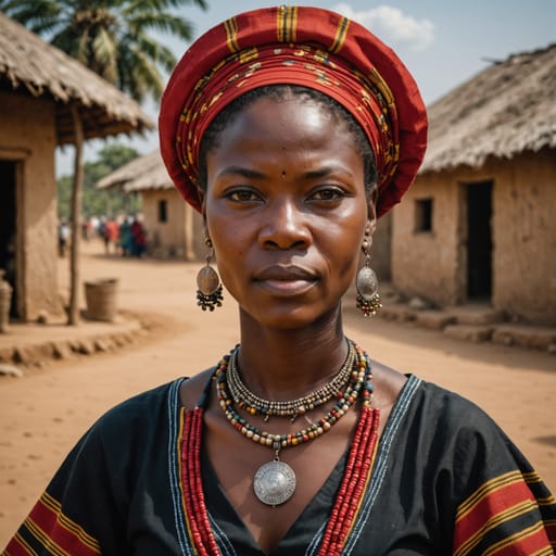 Angola Mestico woman from Angola