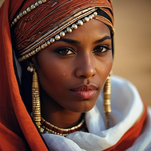 Arab Chadian woman from Central and Northern Chad