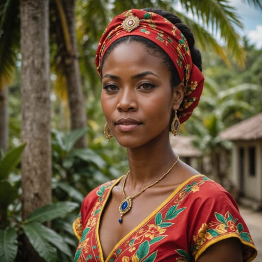 Asian Barbadian woman from Barbados