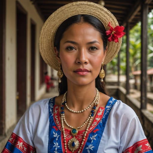 Asian Panamanian woman from Panama