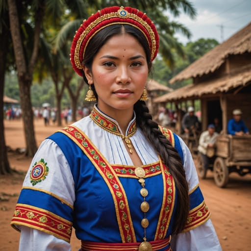 Asian Paraguayan woman from Paraguay — South America