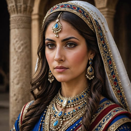 Assyrian woman from Iran, Iraq, Syria (Mesopotamian Christian community)