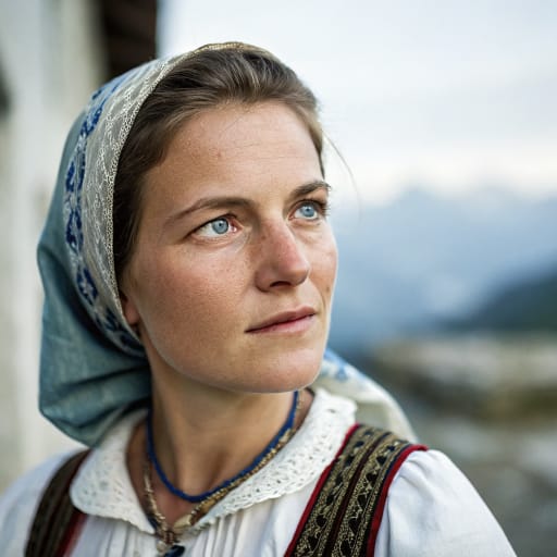 Austrians woman from Austria, South Tyrol — related phenotype reference