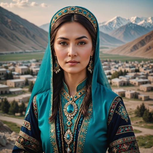 Azerbaijani Kazakhstani woman from Kazakhstan (Azerbaijani-descended residents) — Central Asia