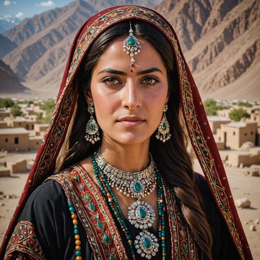 Baluch Iran woman from Iran, Pakistan, Afghanistan (Balochistan)