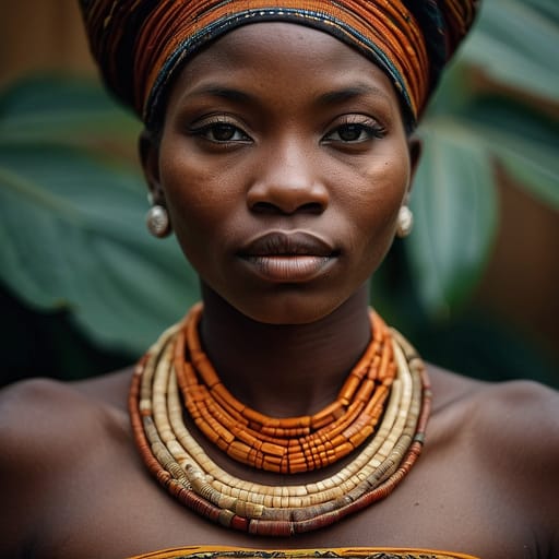 Baya woman from Central African Republic, Cameroon