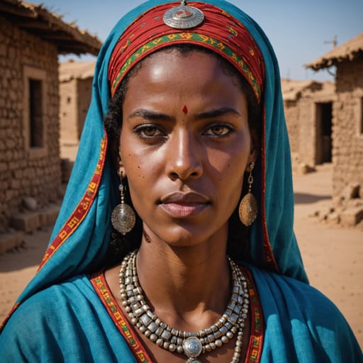 Bilen woman from Eritrea — East Africa