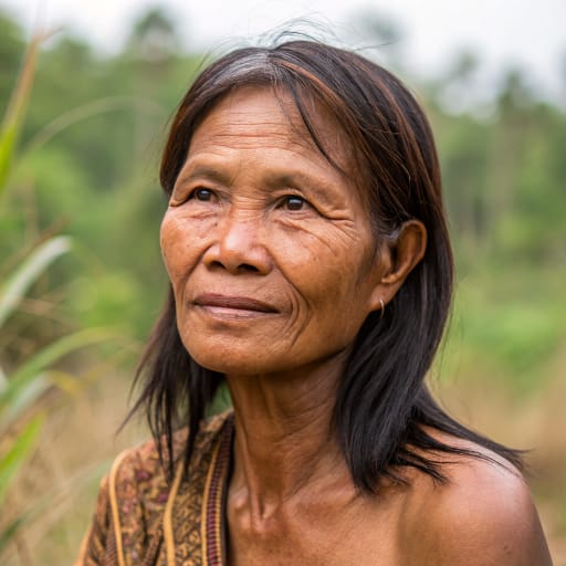 Bru woman from Savannakhet Province (Laos), Vietnam (Quảng Bình and Quảng Trị Provinces) — variant 2