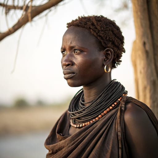 Buduma woman from Lake Chad (Chad, Nigeria, Cameroon) — related phenotype reference