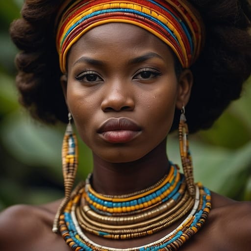 Cameroon Equatorial Bantu woman from Southern and Central Cameroon