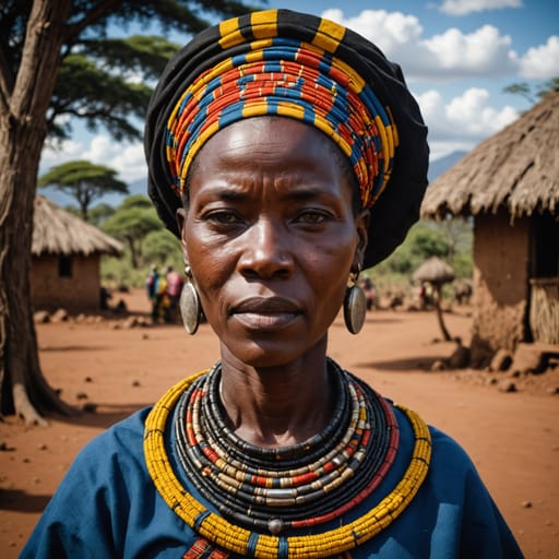 Chagga woman from Kilimanjaro, Tanzania — East Africa
