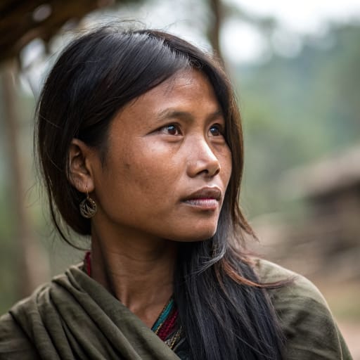 Chakmas woman from Chittagong Hill Tracts (Bangladesh) — related phenotype reference