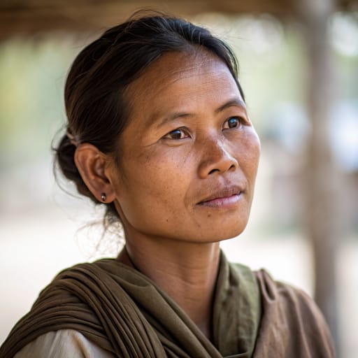 Chams woman from Champa (Cambodia, Vietnam) — related phenotype reference
