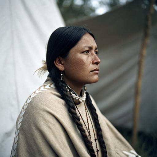 Cheyenne woman from United States (Montana, Oklahoma)