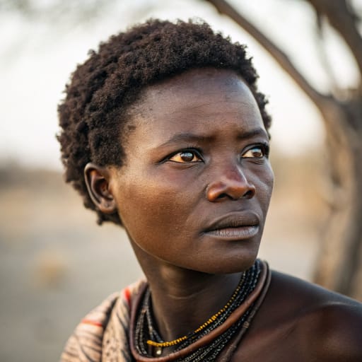 Chokwe woman from Angola, Democratic Republic of the Congo, Zambia — related phenotype reference