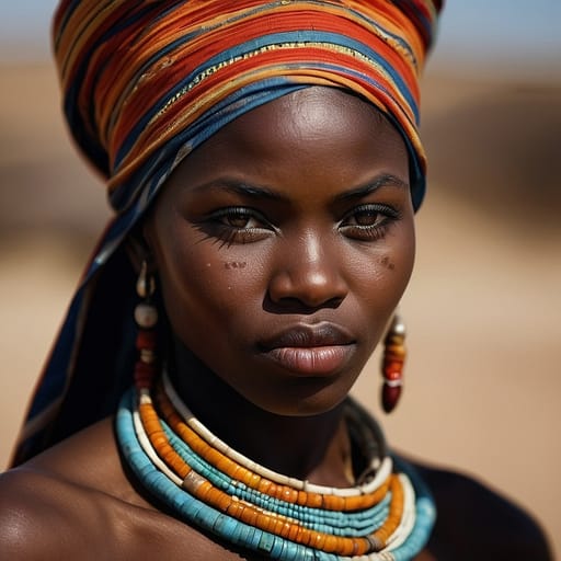 Coloured Namibian woman from Namibia
