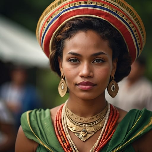 Creole Surinamese woman from Suriname
