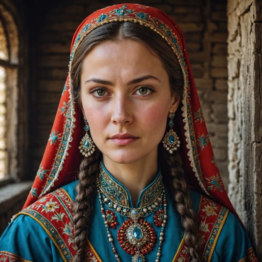 Crimean Tatar woman from Ukraine (Crimea) plus diaspora