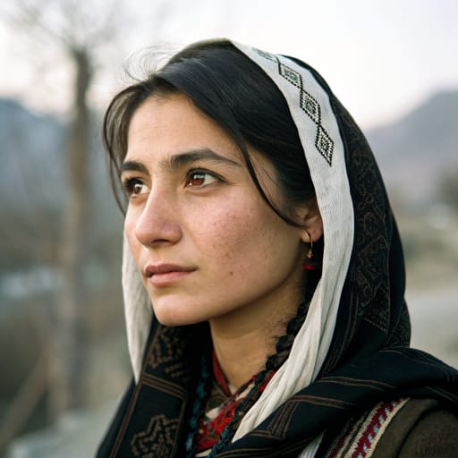 Dargins woman from Dagestan (Russia) — related phenotype reference
