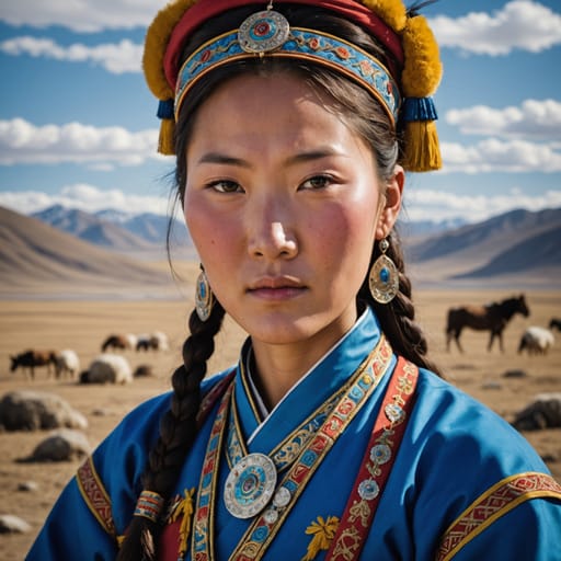 Dariganga woman from Mongolia (Sükhbaatar) — East Asia