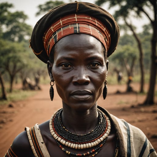 Didinga woman from Didinga Hills, Budi County, Eastern Equatoria, South Sudan — Eastern Africa