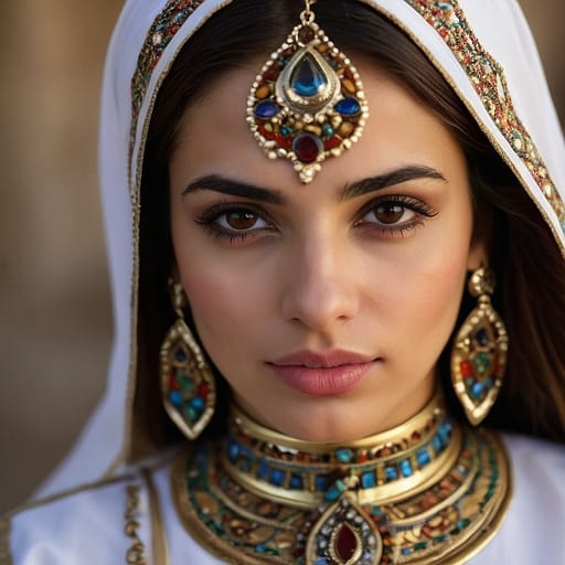 Druze woman from Israel, Lebanon, Syria, Jordan — Western Asia