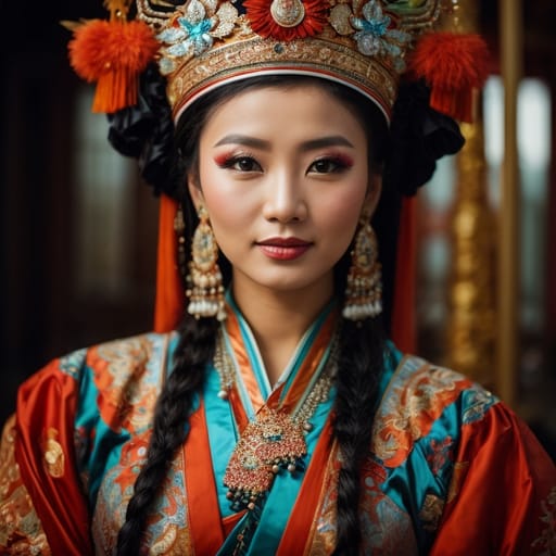 Evenks woman from Russia, China — East Asia