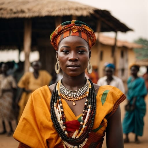 Ewe woman from Togo, Ghana — Western Africa