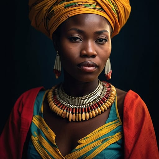 Fang Gabon woman from Gabon, Equatorial Guinea, Cameroon