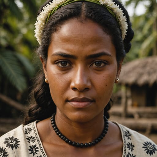 Fidjiens : portrait du catalogue, généré par IA, visage visible