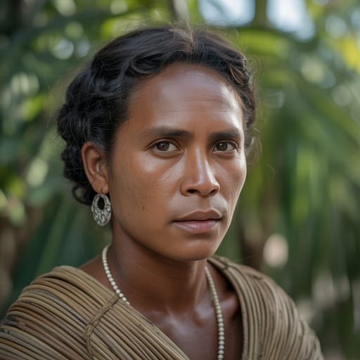 Fidjiens : portrait du catalogue, généré par IA, visage visible