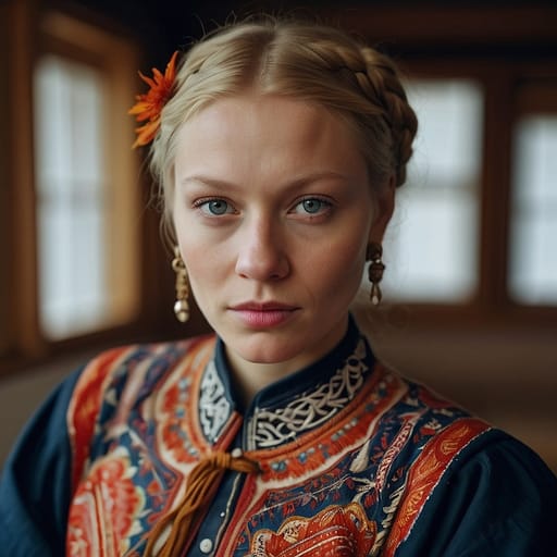 Finnish Immigrant woman from Finland (immigrant-descended populations)