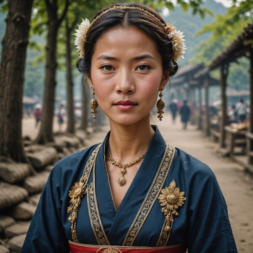 French Asian woman from France (Asian-descended populations)