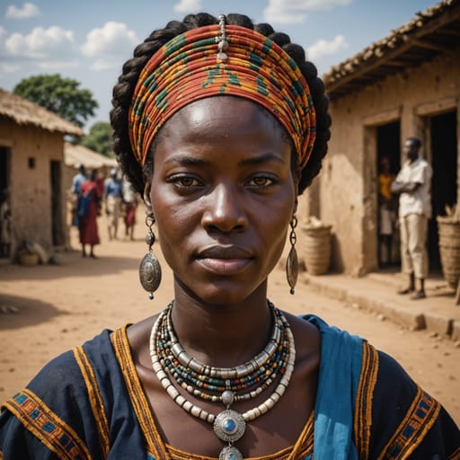 French Sub Saharan African woman from France (Sub-Saharan African-descended populations)